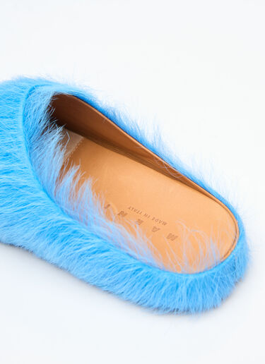 Fussbett Sabot Hairy Mules Marni Fussbett Sabot Hairy Mules Blue mni0255027