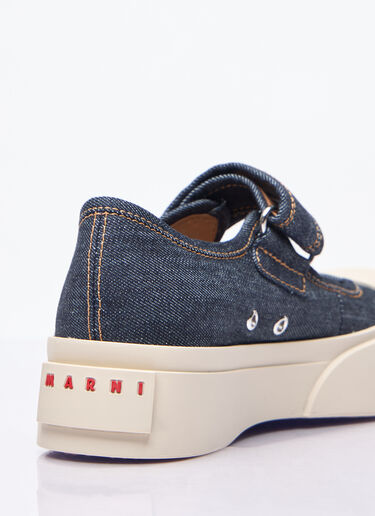 Marni 데님 메리 제인 슈즈 블루 mni0257041