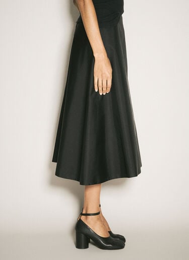 Marni Twill Midi Skirt Black mni0258004