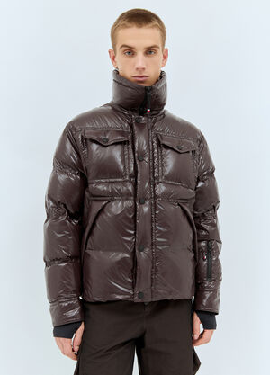 Moncler Grenoble Tecka 衬衫夹克 棕色 mog0158005