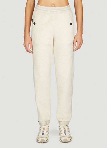 소프트-플리스 트랙 팬츠 Moncler Grenoble 소프트-플리스 트랙 팬츠 크림 mog0253024