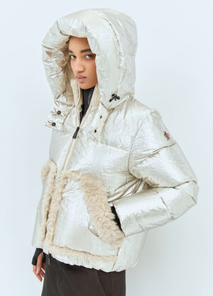 Moncler Grenoble Trevelin 短款羽绒服 银色 mog0258004