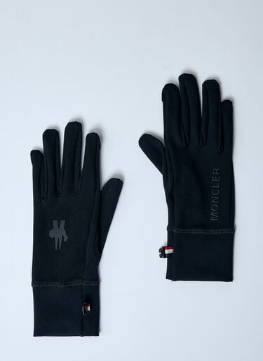 Moncler Grenoble Touch Screen Jersey Gloves Black mog0259004