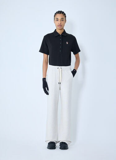 로고 모티프 폴로 셔츠 Moncler Grenoble 로고 모티프 폴로 셔츠 블랙 mog0259005