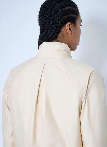 Moncler Grenoble Fluffy Zip-Up Cardigan White mog0259008