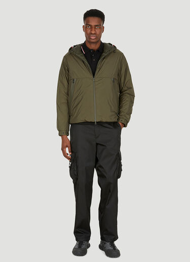 Moncler 스트라이프 트리밍 폴로 셔츠 블랙 mon0149019