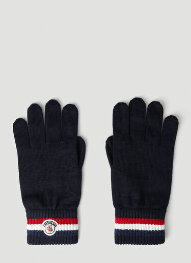 徽标贴饰手套 Moncler 徽标贴饰手套 藏蓝 mon0150021