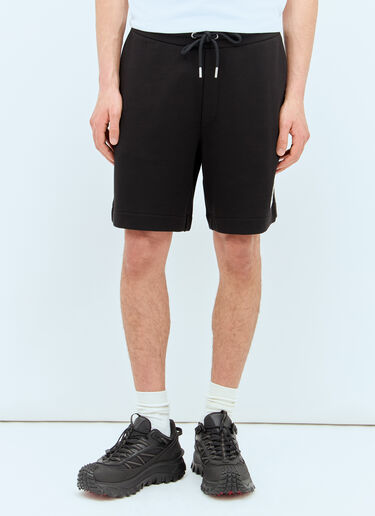 로고 패치 플리스 쇼츠 Moncler 로고 패치 플리스 쇼츠 블랙 mon0157036