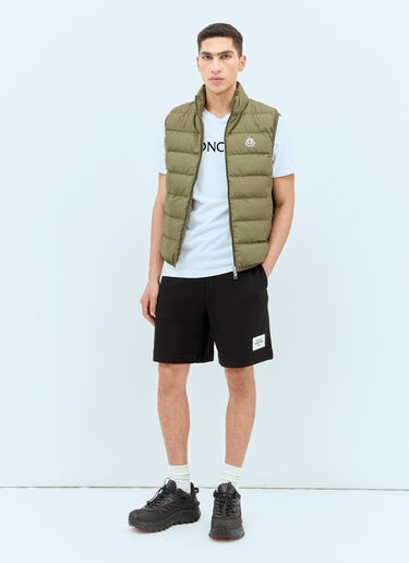 로고 패치 플리스 쇼츠 Moncler 로고 패치 플리스 쇼츠 블랙 mon0157036