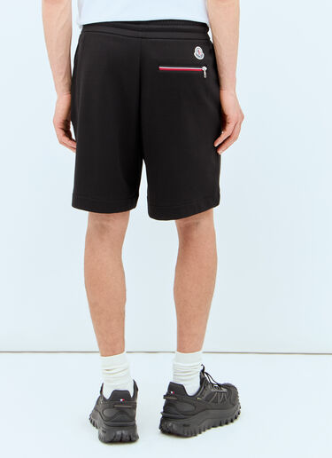 로고 패치 플리스 쇼츠 Moncler 로고 패치 플리스 쇼츠 블랙 mon0157036