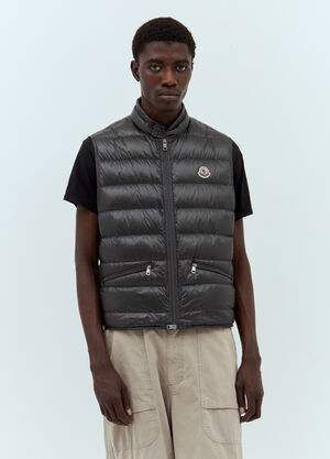 Moncler Gui 다운 질레 그레이 mon0157040
