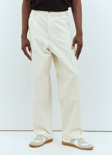 Moncler Canvas Pants Cream mon0158019