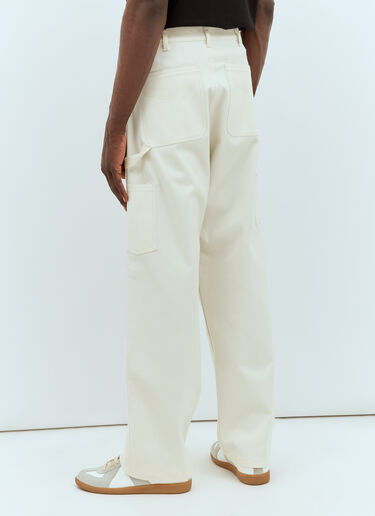 Moncler Canvas Pants Cream mon0158019