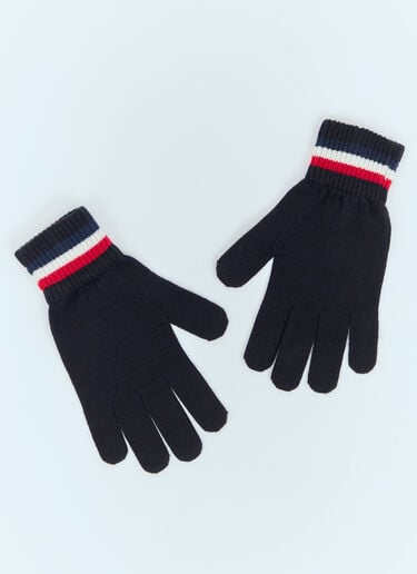 Moncler Wool Gloves Navy mon0158032