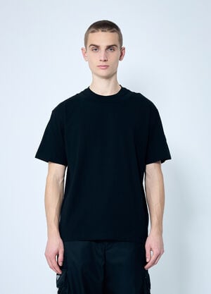Moncler Double Neck T-Shirt Black mon0159025