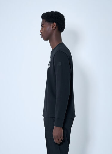 Moncler Logo Motif Sweatshirt Black mon0160027