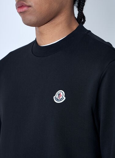 ロゴモチーフスウェットシャツ Moncler ロゴモチーフスウェットシャツ ブラック mon0160030