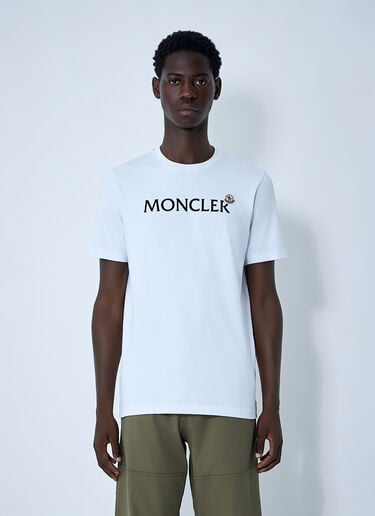 Moncler Logo Motif T-Shirt White mon0161029