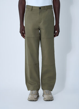 Moncler Logo Patch Pants Olive mon0161041