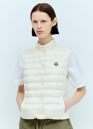 Moncler 리안 다운 질레 화이트 mon0240002