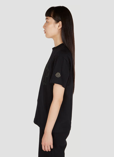 Moncler Born to Protect T 恤 黑色 mon0252034