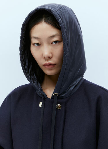울 후드 케이프 Moncler 울 후드 케이프 블랙 mon0255029