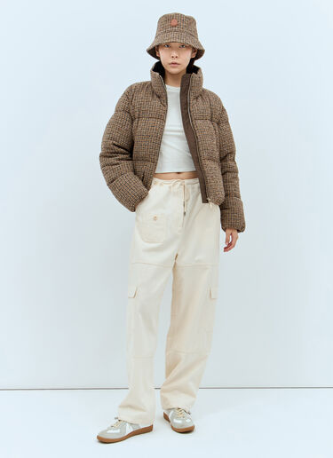 세분 숏 다운 재킷 Moncler 세분 숏 다운 재킷 브라운 mon0257020