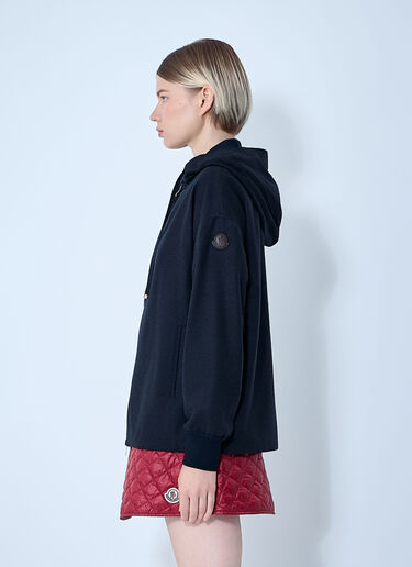 Wool-Blend Zip-Up Sweatshirt Moncler Wool-Blend Zip-Up Sweatshirt Blue mon0257034