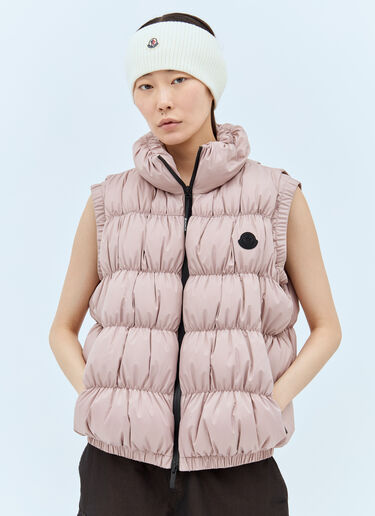Moncler 徽标贴饰头带 白色 mon0257041