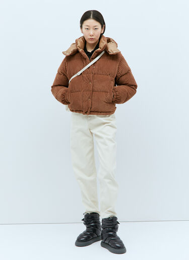 Moncler Daos 셔닐 다운 재킷 브라운 mon0258013