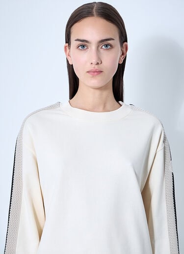 Logo Motif Sweatshirt Moncler Logo Motif Sweatshirt Beige mon0260029