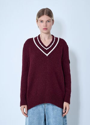 Moncler Wool Sweater Red mon0261010