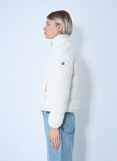Moncler Padded Cabel Cardigan Beige mon0261012