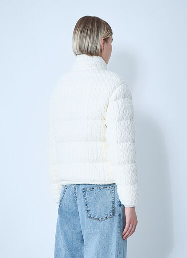 Moncler Padded Cabel Cardigan Beige mon0261012