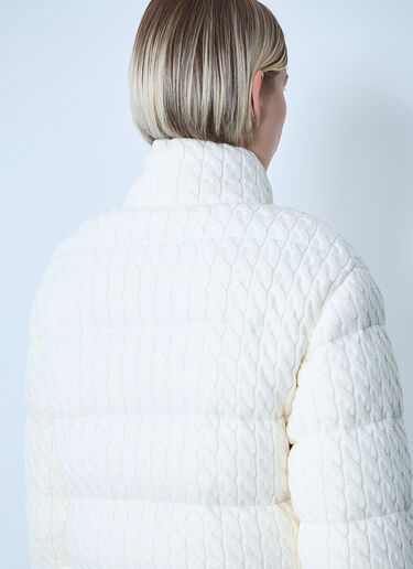 Moncler Padded Cabel Cardigan Beige mon0261012