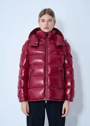 Moncler Maire Hooded Short Down Jacket Red mon0261015
