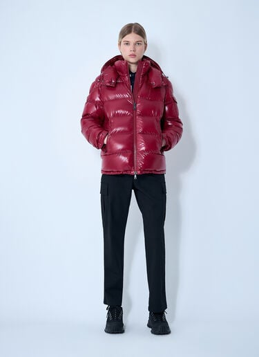 Moncler Maire Hooded Short Down Jacket Red mon0261015