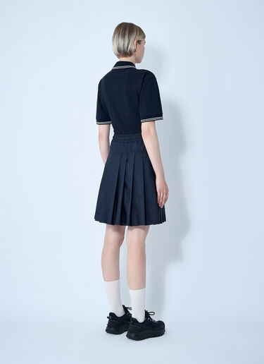 Piquet Polo Shirt Dress Moncler Piquet Polo Shirt Dress Navy mon0261017