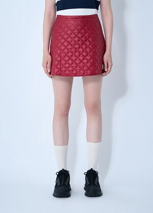 Moncler Quilted Skirt Red mon0261043