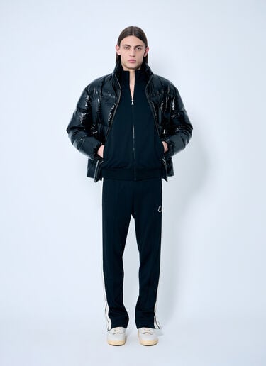 8 Moncler Palm Angels Simoom Short Down Jacket Black mpa0359003