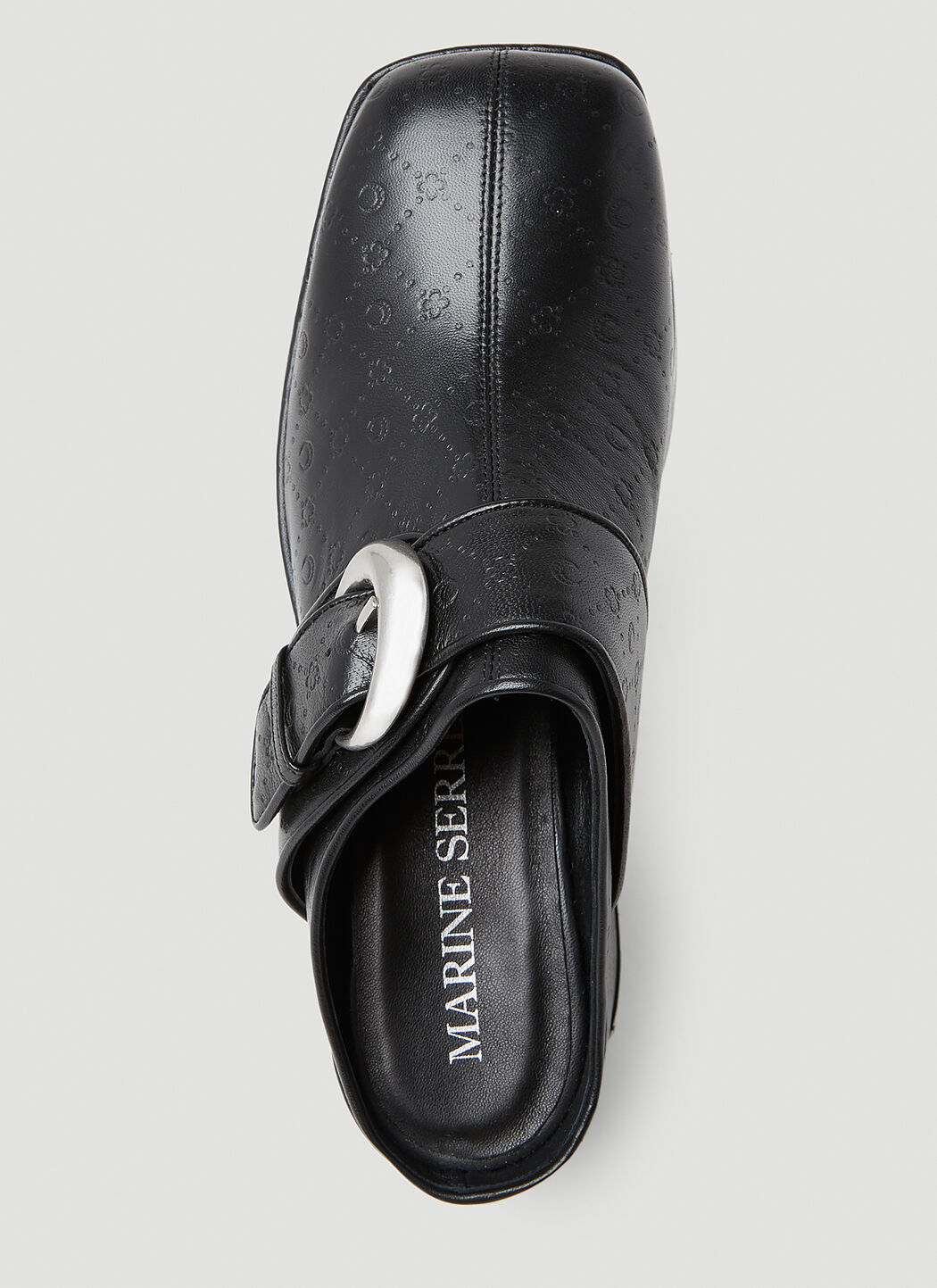 オンラインショップ in Mules Platform Monogram Women's' Serre Marine Black LN-CC® | スカート