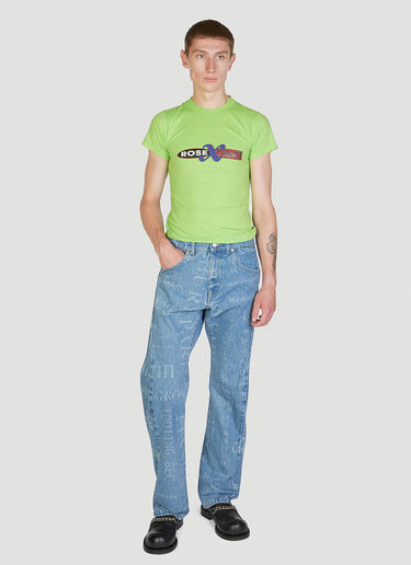 Shrunken T-Shirt Martine Rose Shrunken T-Shirt Green mtr0152010