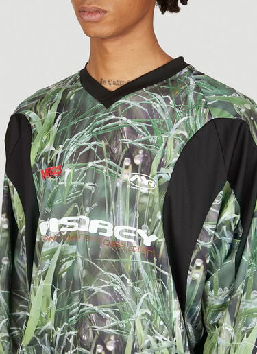Panelled Football Jersey Top Martine Rose Panelled Football Jersey Top Green mtr0154002