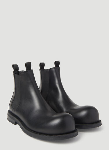 Martine Rose 灯泡鞋头切尔西靴 黑色 mtr0154013