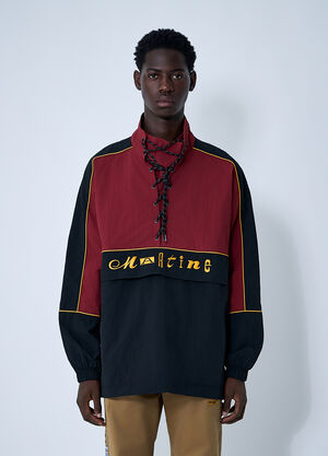 Martine Rose Lace-Up Jacket Burgundy mtr0159003