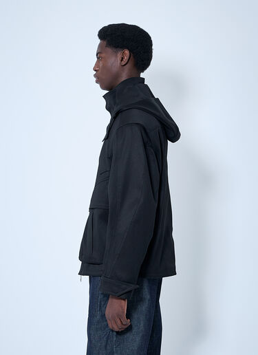 Mugler Heavy-Duty Cotton Jacket Black mug0160001