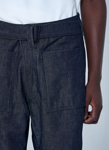 Belted Denim Jeans Mugler Belted Denim Jeans Blue mug0160005