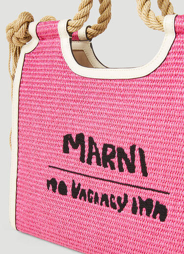 Marcel Tote Bag Marni x No Vacancy Marcel Tote Bag Pink mvy0253015