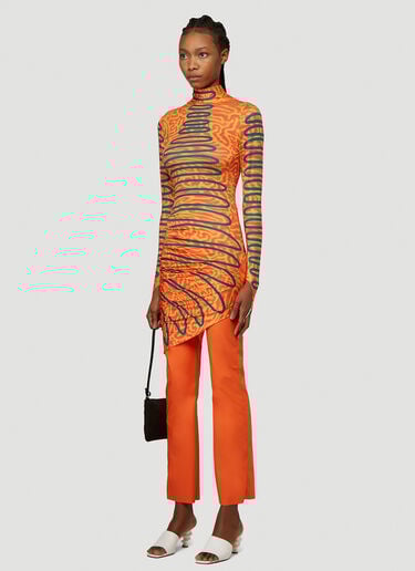 Straight Leg Pants Maisie Wilen Straight Leg Pants Orange mwn0240014