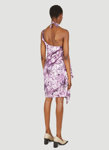 Ninamounah Asymmetric Mini Dress Pink nmo0248006